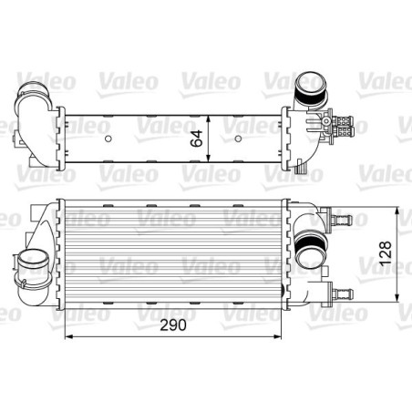 Ψυγείο αέρα υπερπλήρωσης VALEO 818585