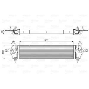 Charge Air Cooler VALEO 818589