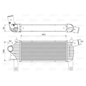 Charge Air Cooler VALEO 818608