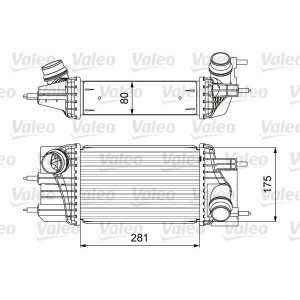 Charge Air Cooler VALEO 818666