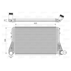 Charge Air Cooler VALEO 818674