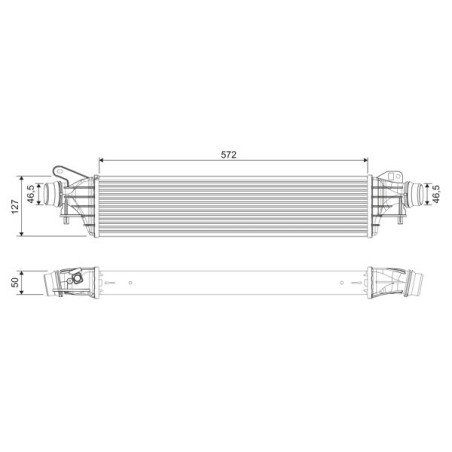 Charge Air Cooler VALEO 818697