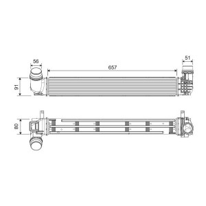 Charge Air Cooler VALEO 818878